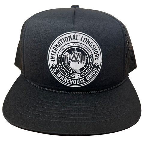 ILWU SHACKLE BLK SNAPBACK