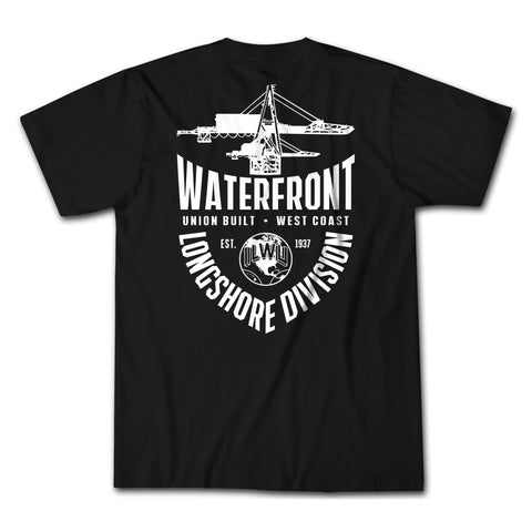 Crane Ops Water Front - ILWU T Shirt - Short Sleeve