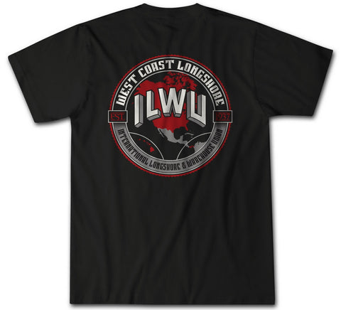 ILWU West Coast - ILWU T Shirt - Short Sleeve