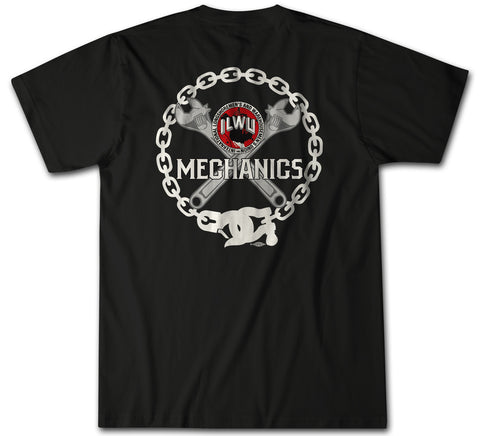 Mechanic Wrenched - ILWU T Shirt - Short Sleeve